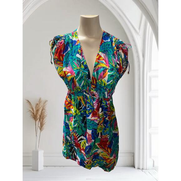 Lauren Ralph Lauren Dresses & Skirts - Lauren Ralph Lauren Women's Size Small Blue Multi Floral Mini Dress Pockets
